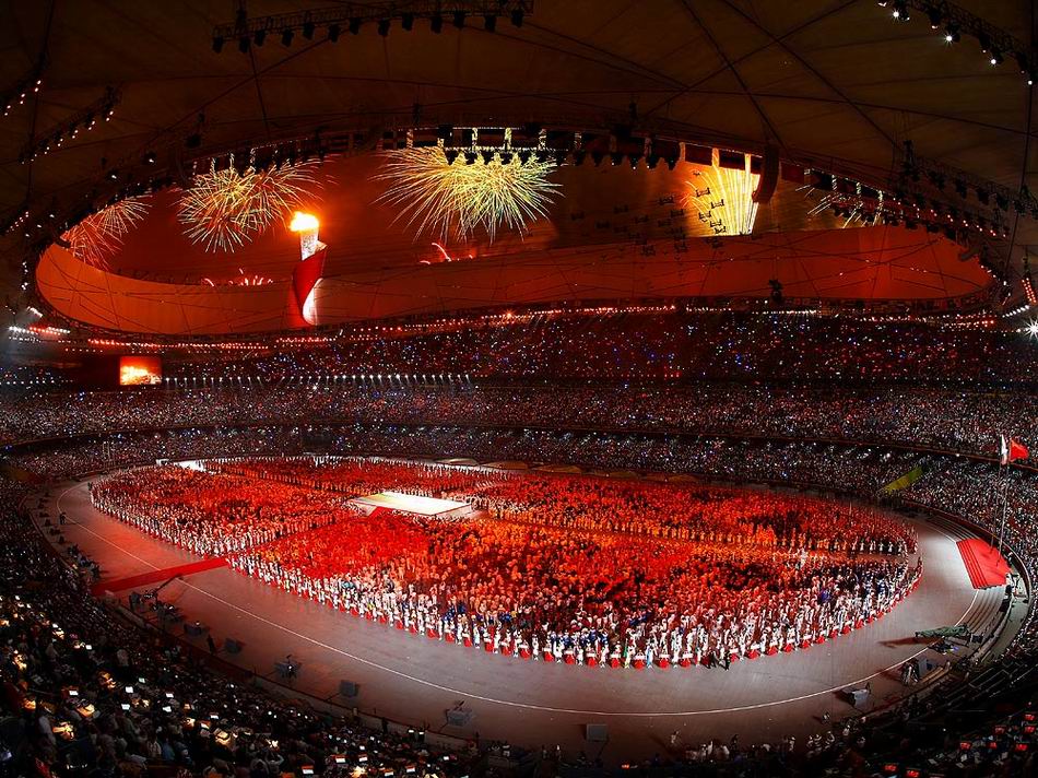 2008北京奥运会开幕式震撼壁纸 [组图]